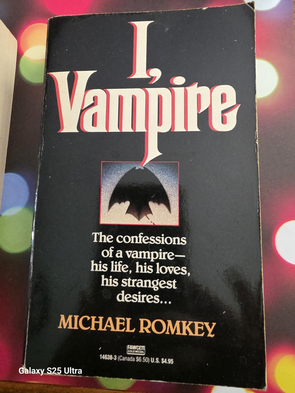 I, Vampire by Michael Romkey - Black Cover